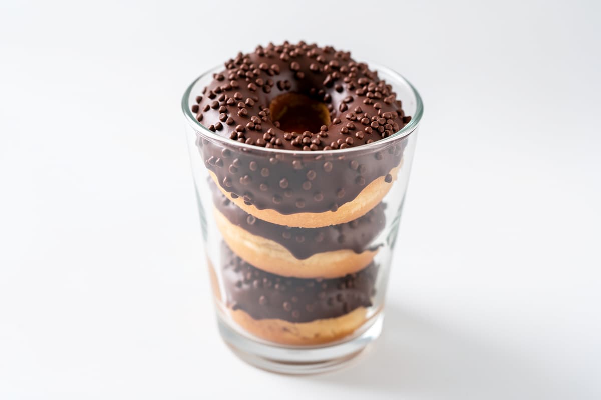 Chocolate Frosted Donut Dunkin
