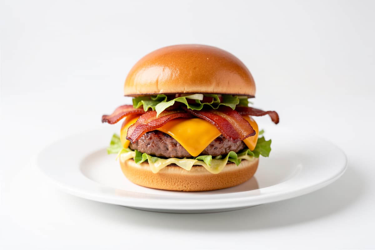 Five Guys Bacon Cheeseburger