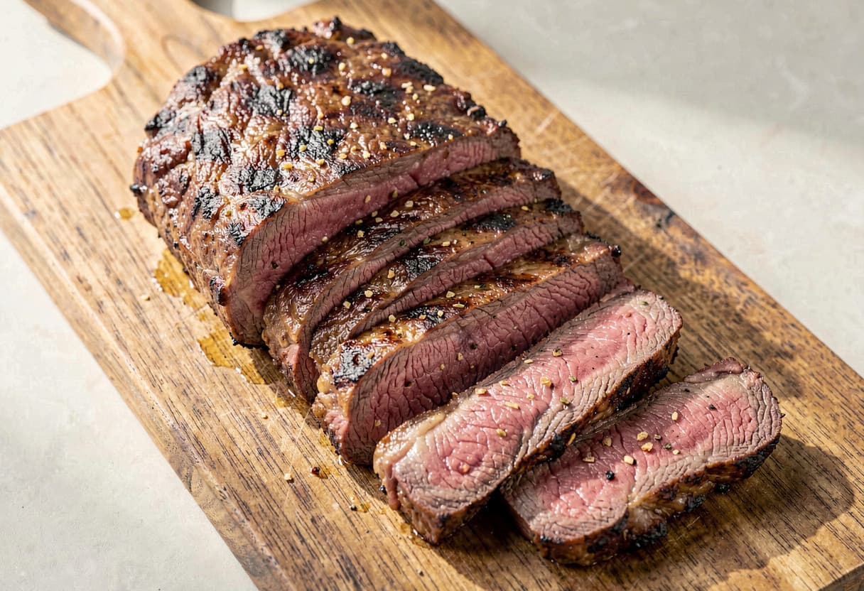 Flat Iron Steak, Grilled