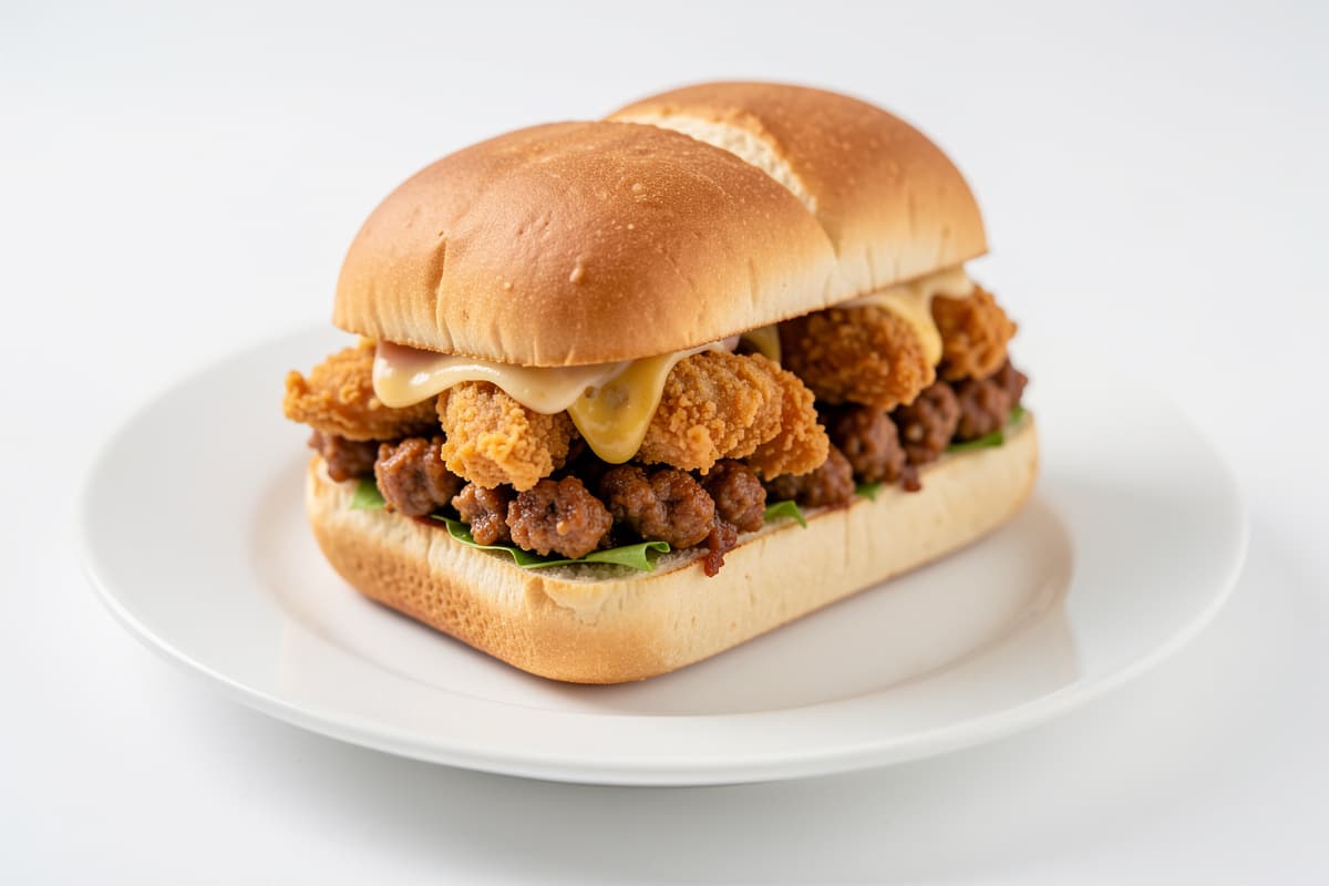 Fried Balogna Sandwich