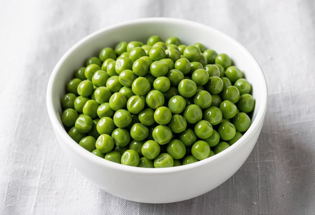 Frozen Green Peas, Cooked
