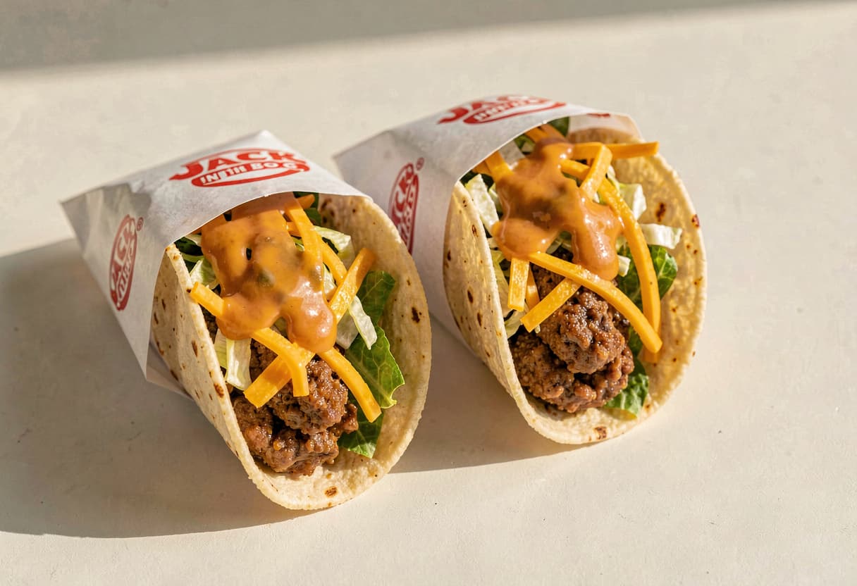 Jack in the Box Tacos (2 tacos)