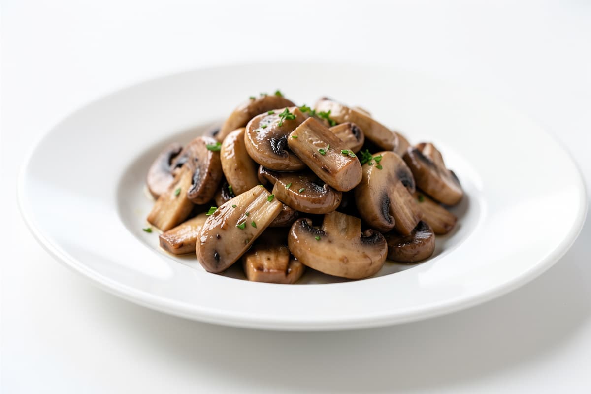 Mushrooms Cooked