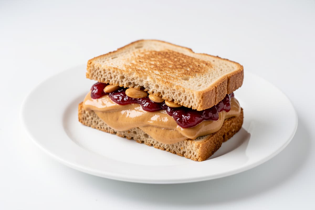 Peanut Butter And Jam Sandwich