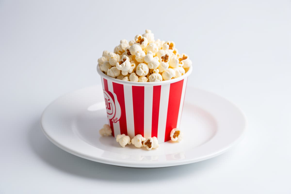 1 Cup Air-Popped Popcorn