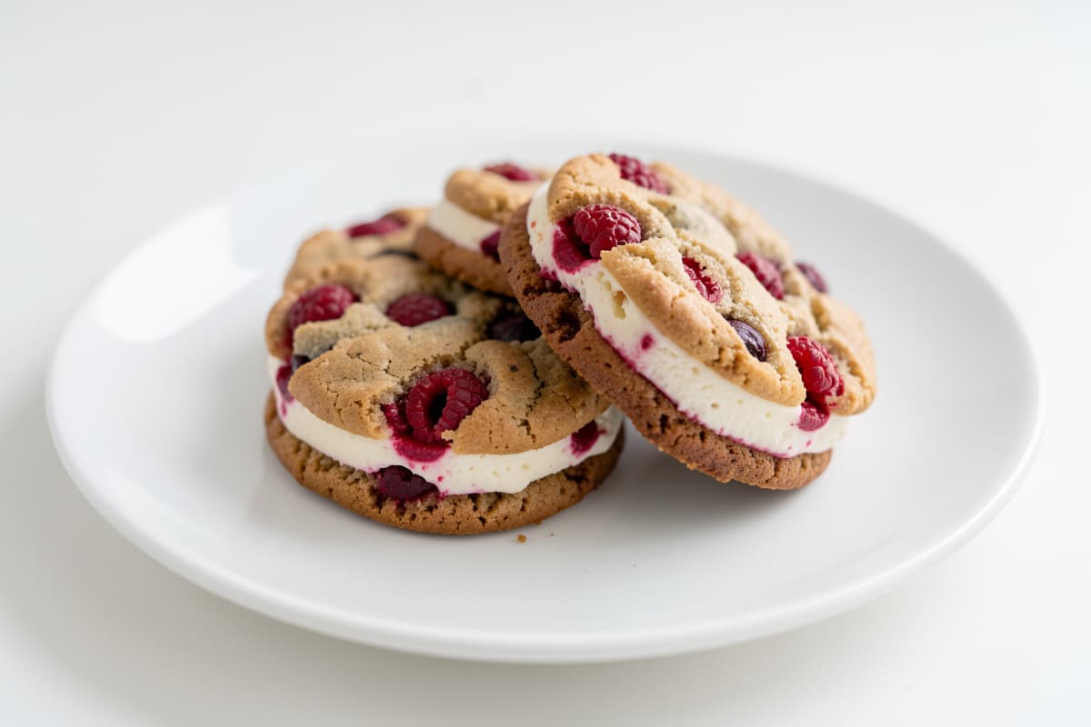Raspberry Cheesecake Subway Cookies