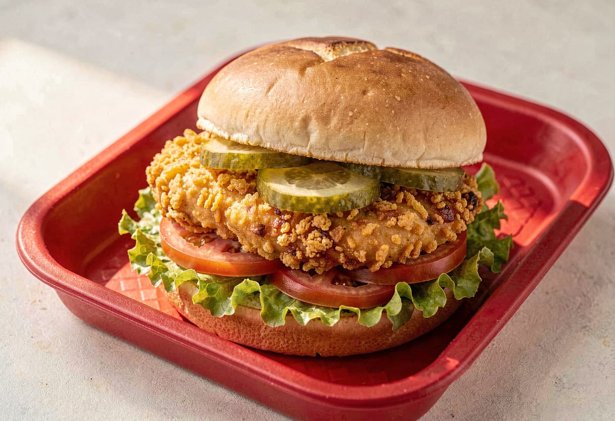 Spicy Chick-fil-A Deluxe Sandwich