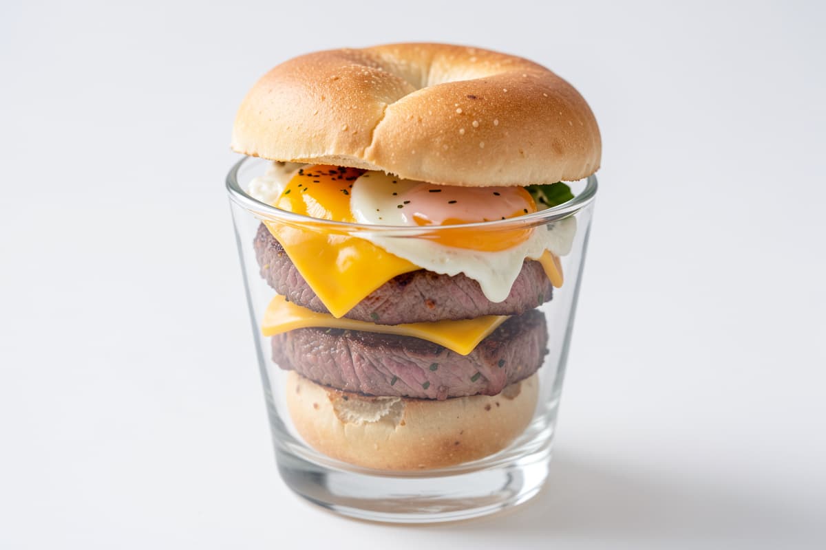 Steak Egg Cheese Bagel