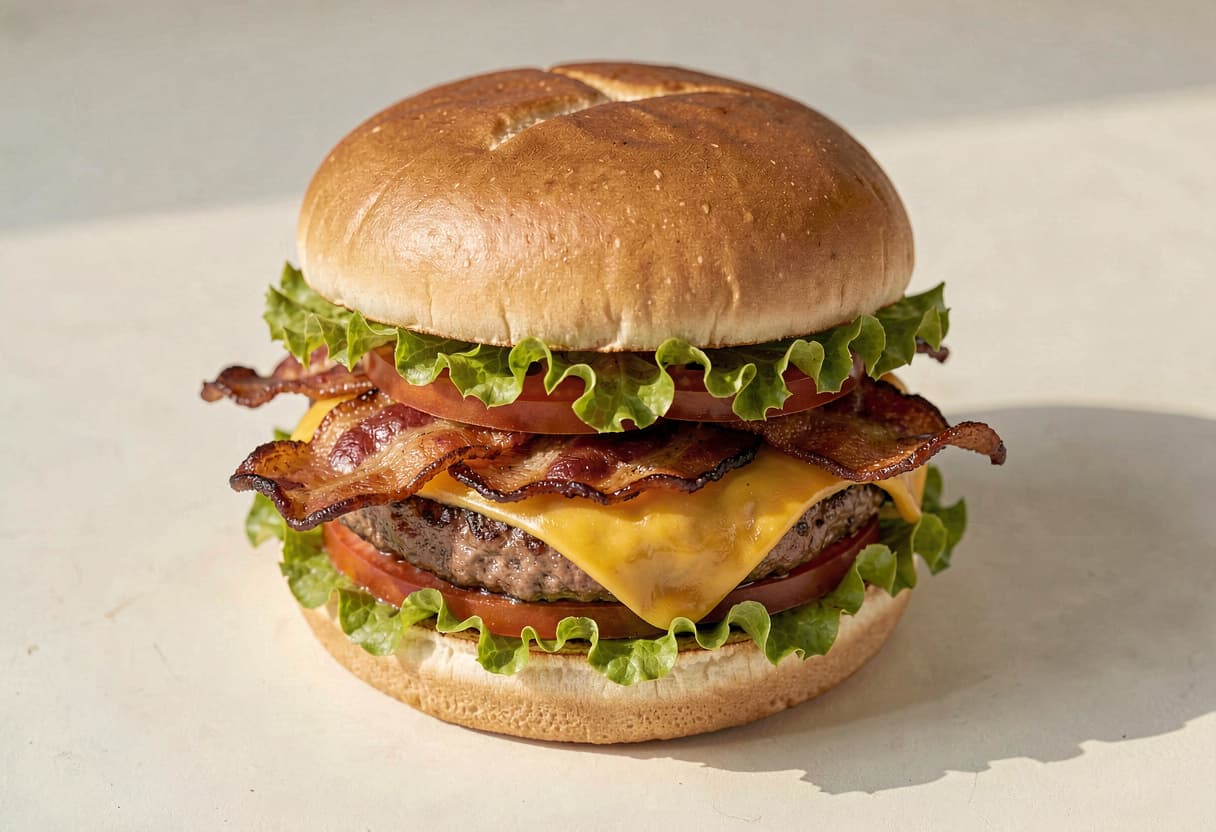 Wendy's Jr. Bacon Cheeseburger