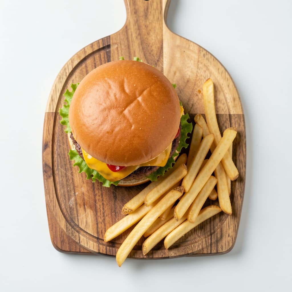 Burger & fries
