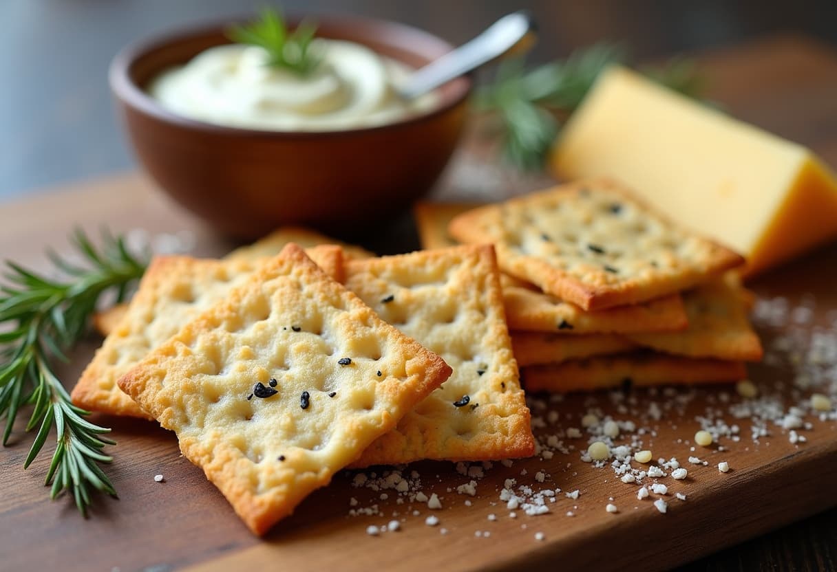 Keto Almond Crackers
