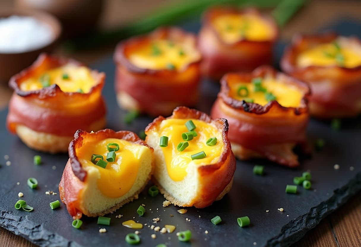 Keto Bacon Egg Cups