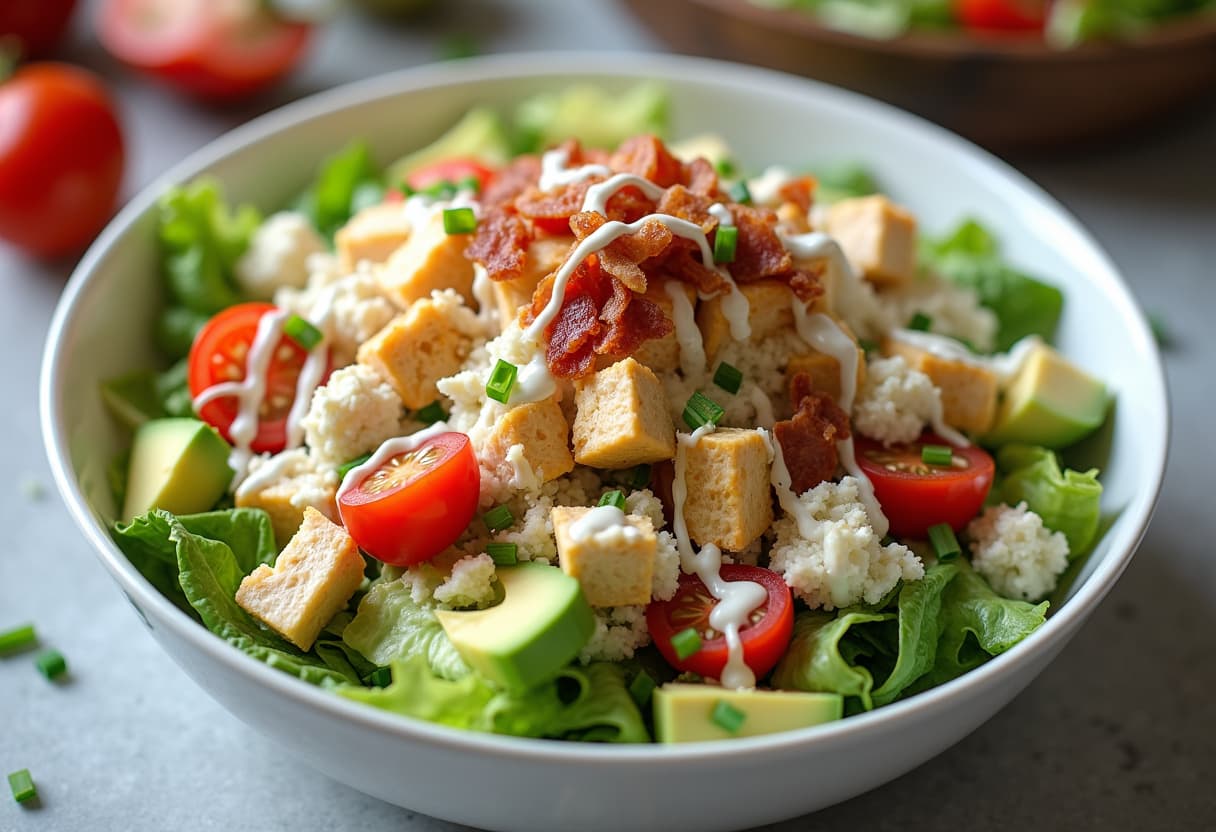 Keto Bacon Ranch Chicken Salad