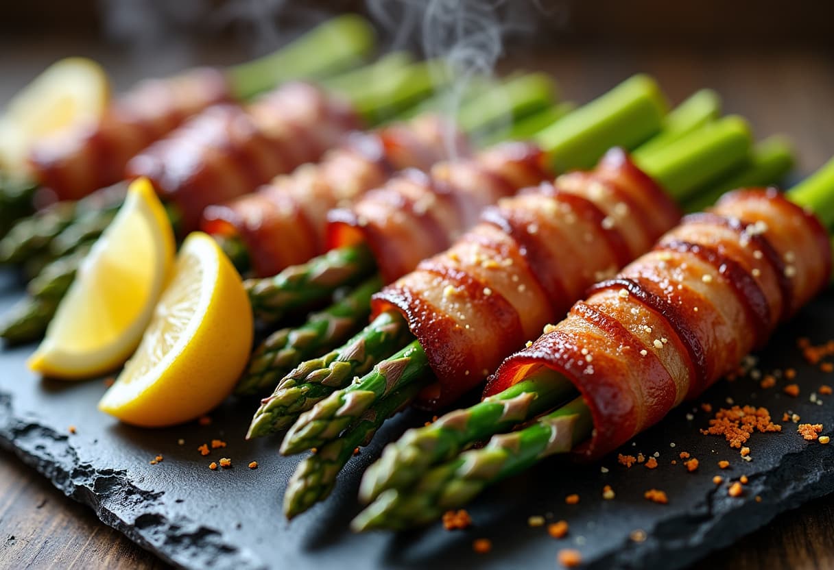 Keto Bacon Wrapped Asparagus