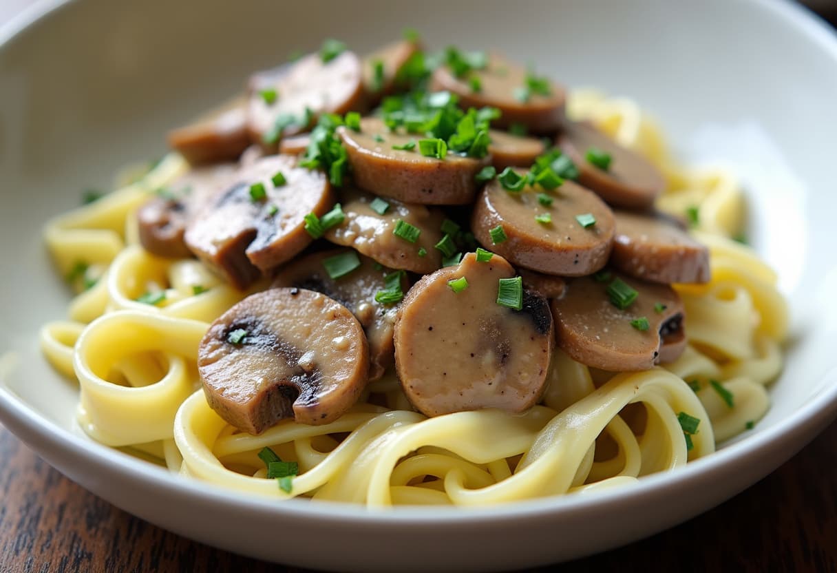 Keto Beef Stroganoff