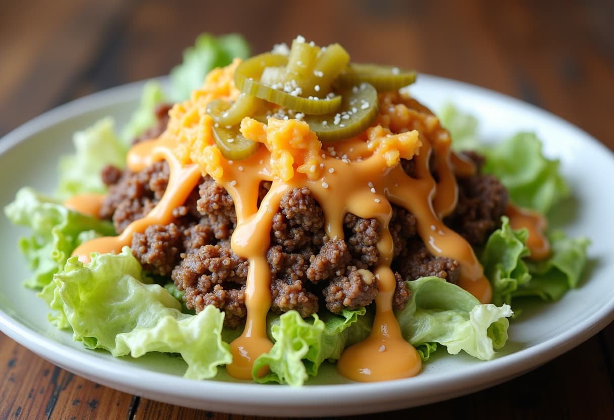 Keto Big Mac Salad