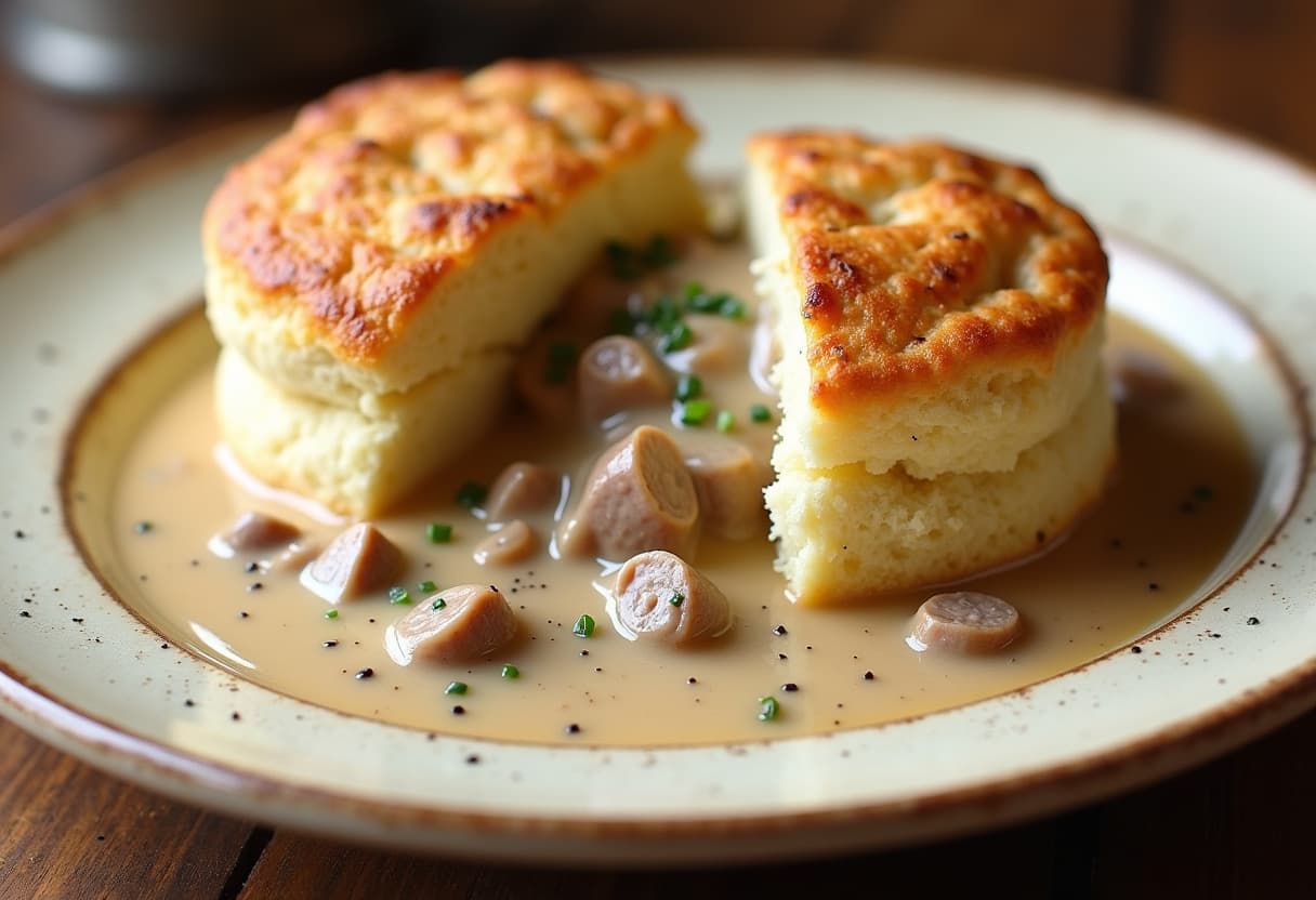 Keto Biscuits And Gravy