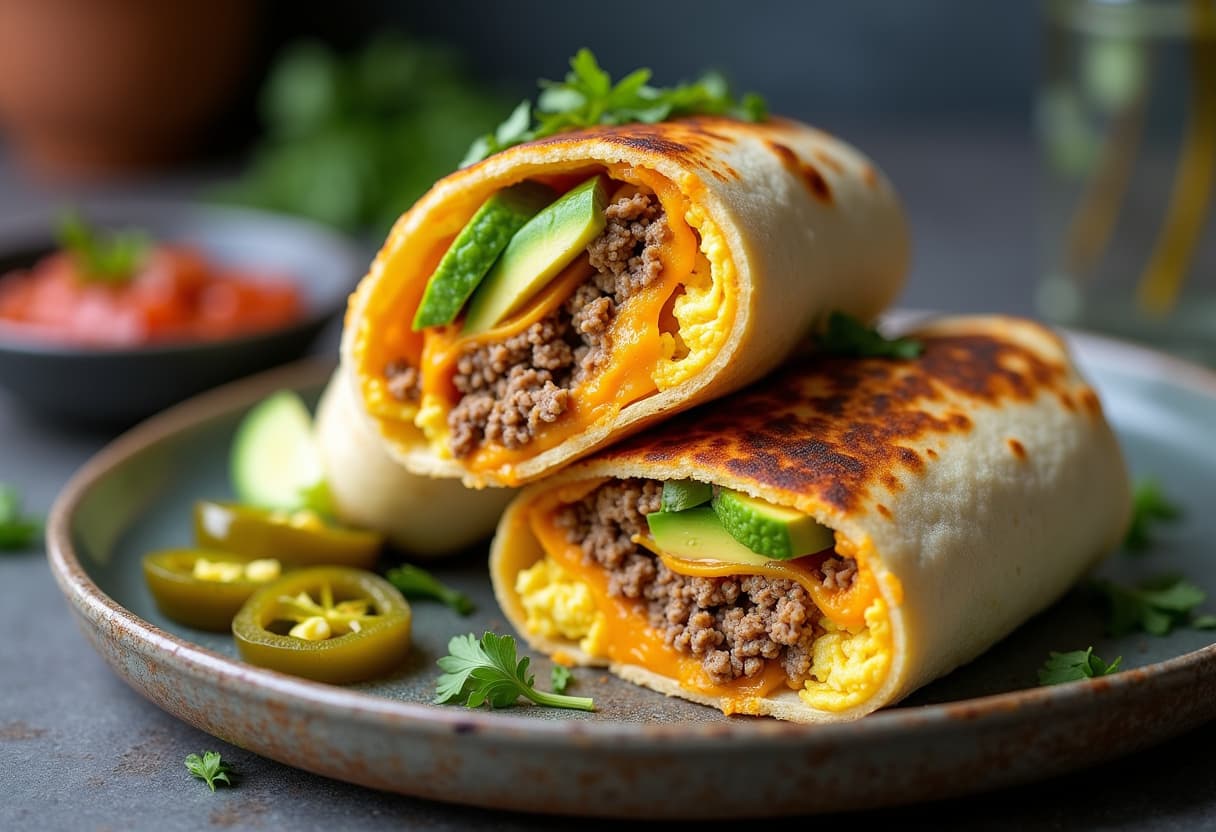 Keto Breakfast Burrito