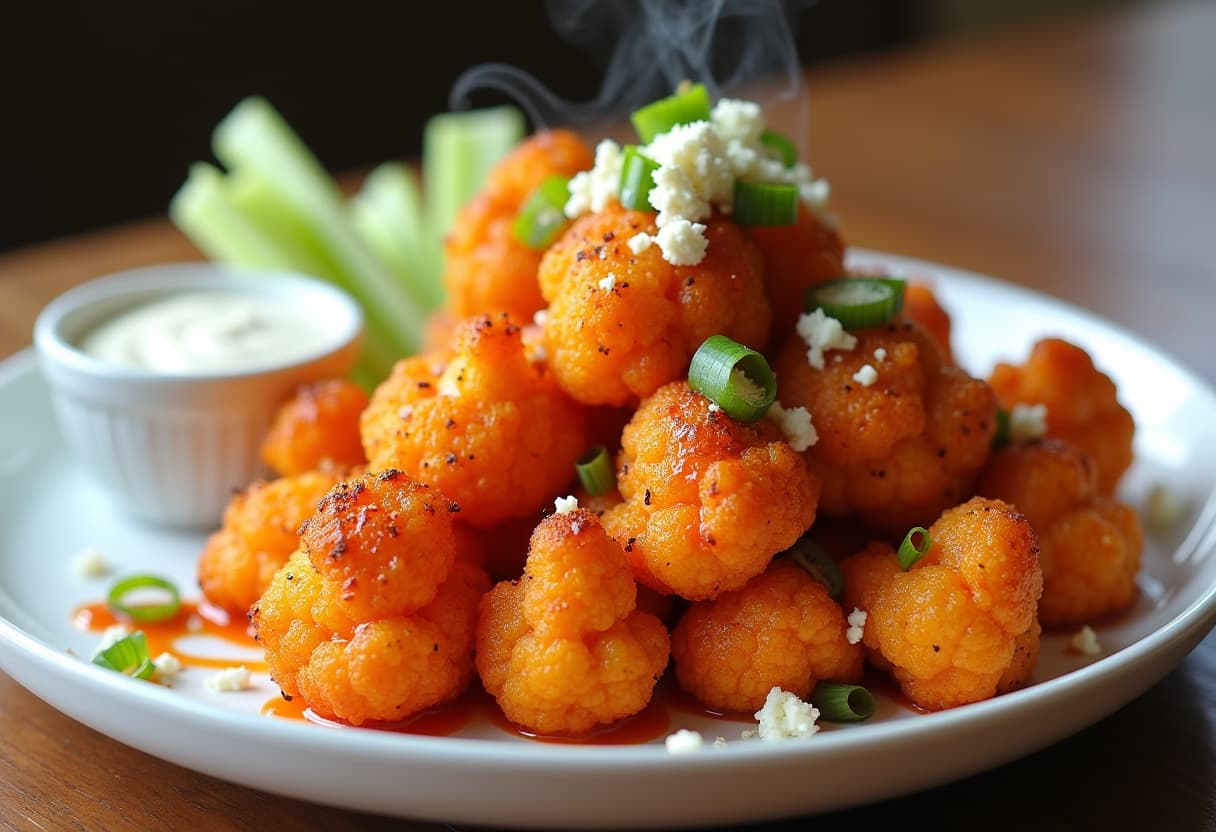 Keto Buffalo Cauliflower Bites