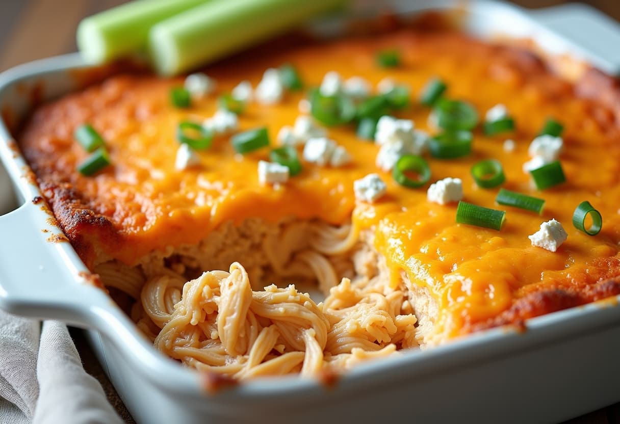 Keto Buffalo Chicken Casserole