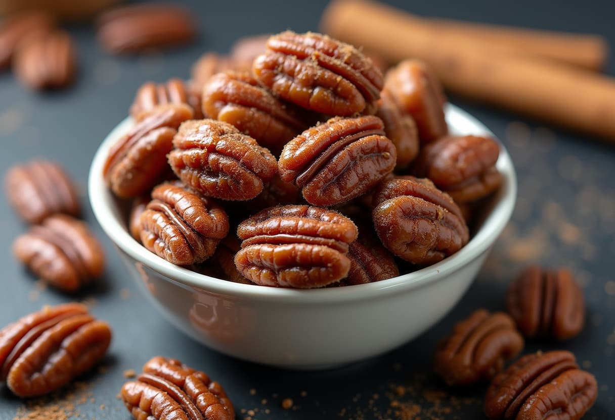 Keto Candied Pecans