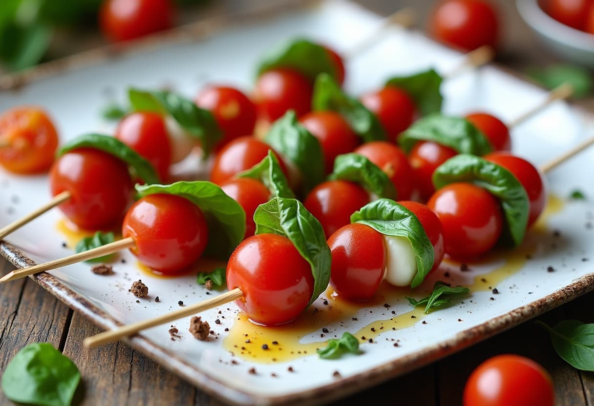 Keto Caprese Skewers