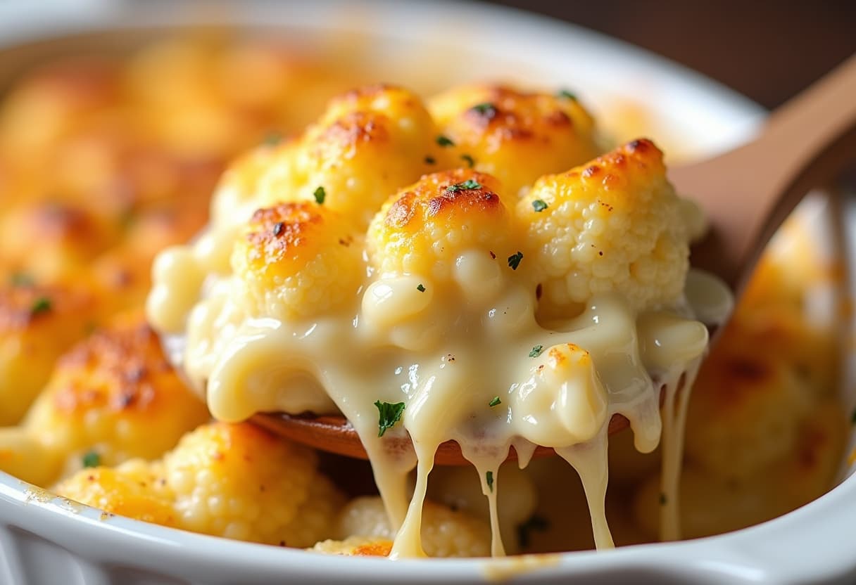 Keto Cauliflower Mac And Cheese