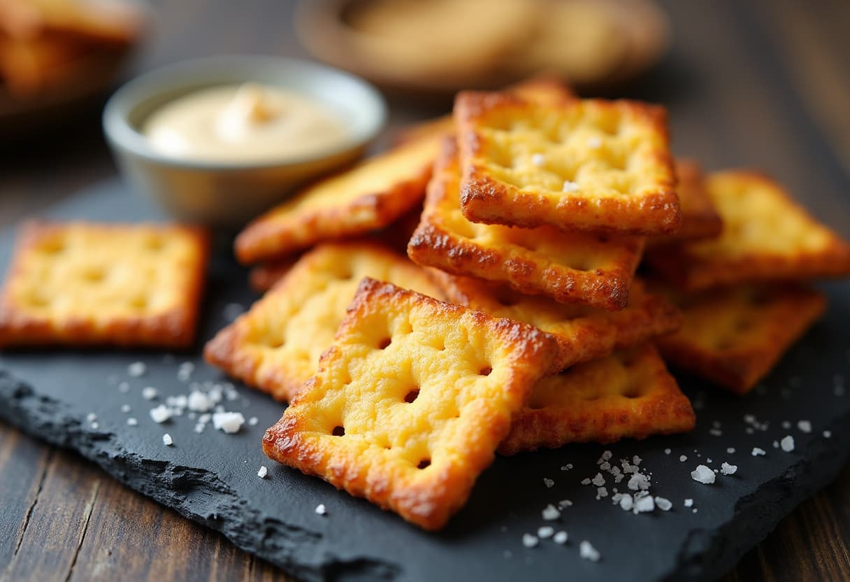 Keto Cheese Crackers