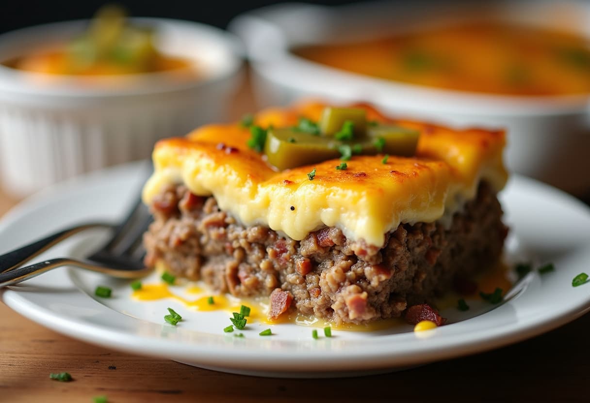 Keto Cheeseburger Casserole
