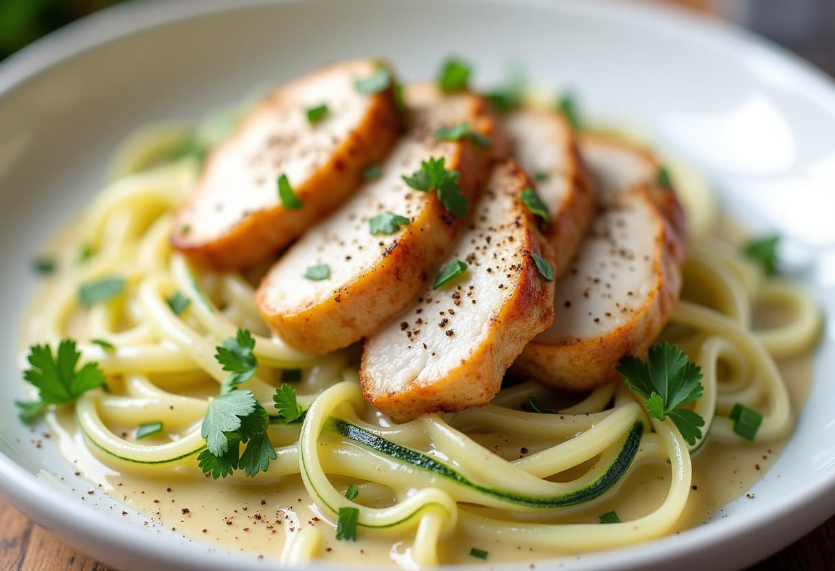 Keto Chicken Alfredo