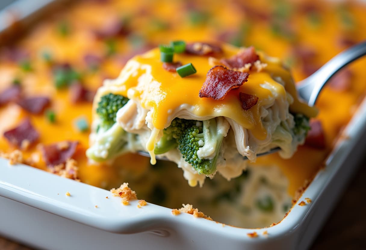 Keto Chicken Bacon Ranch Casserole
