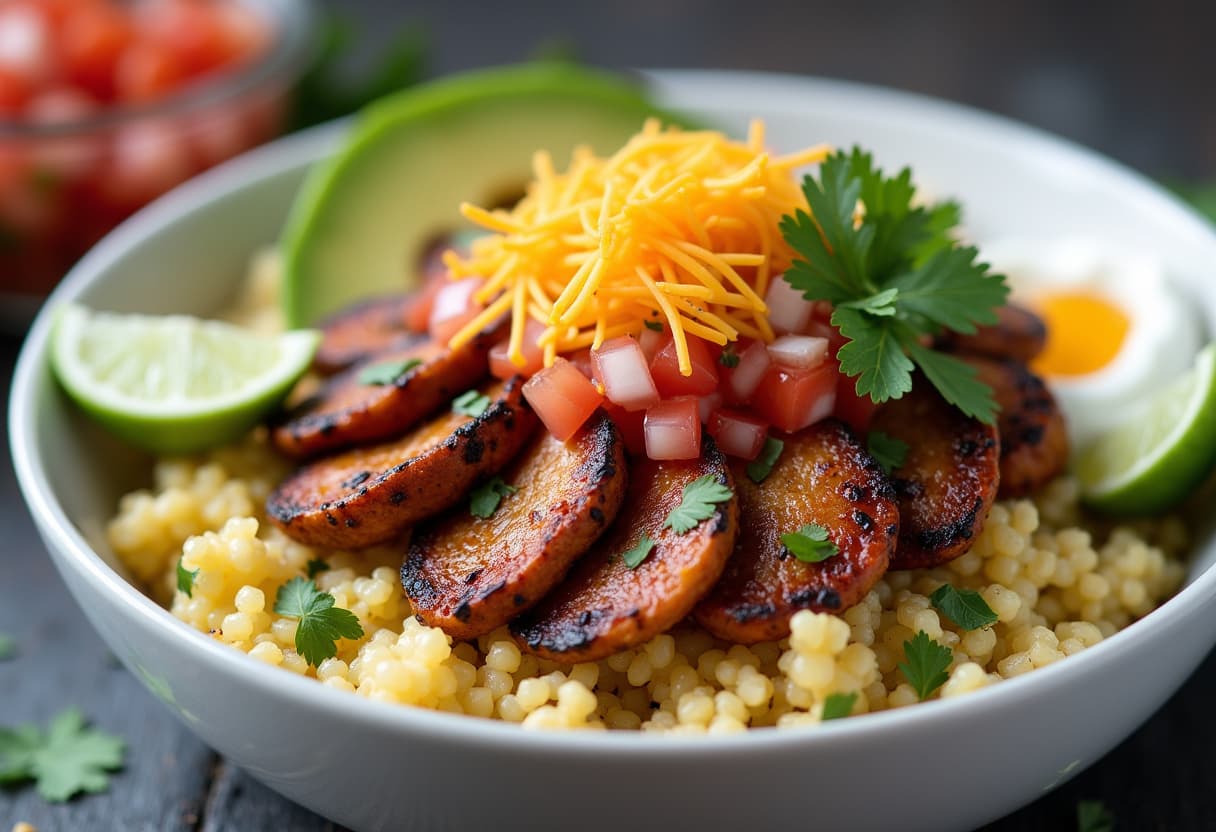 Keto Chicken Burrito Bowl