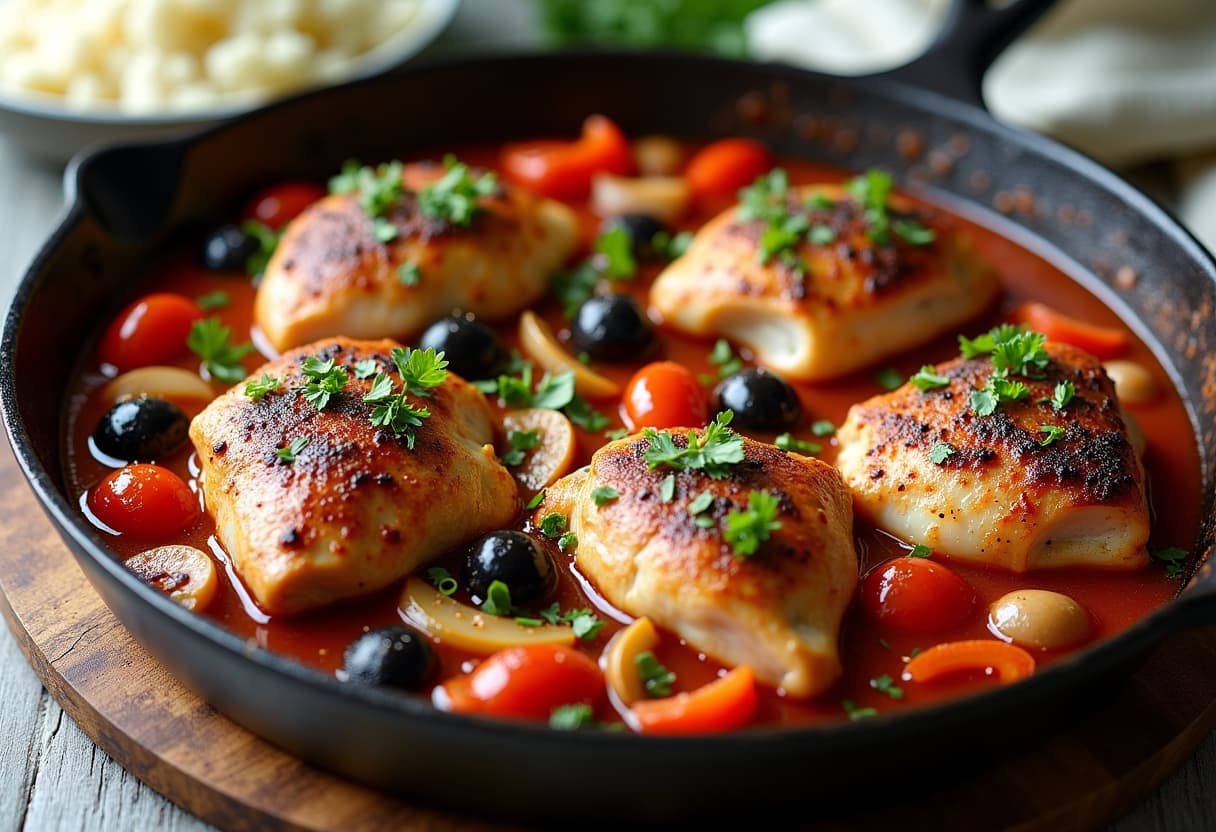 Keto Chicken Cacciatore