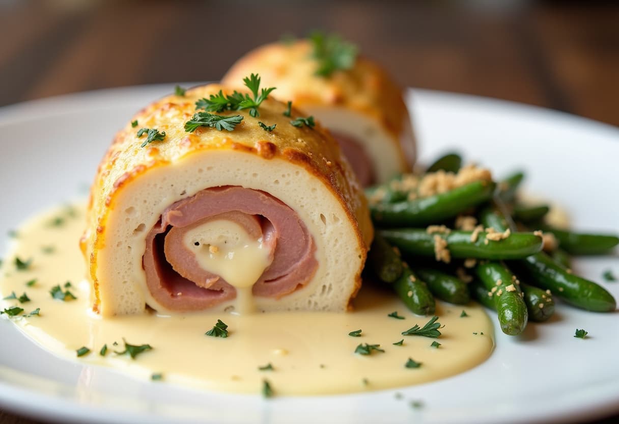 Keto Chicken Cordon Bleu