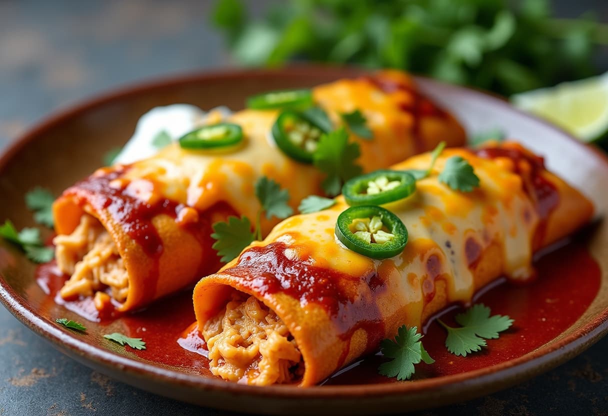 Keto Chicken Enchiladas