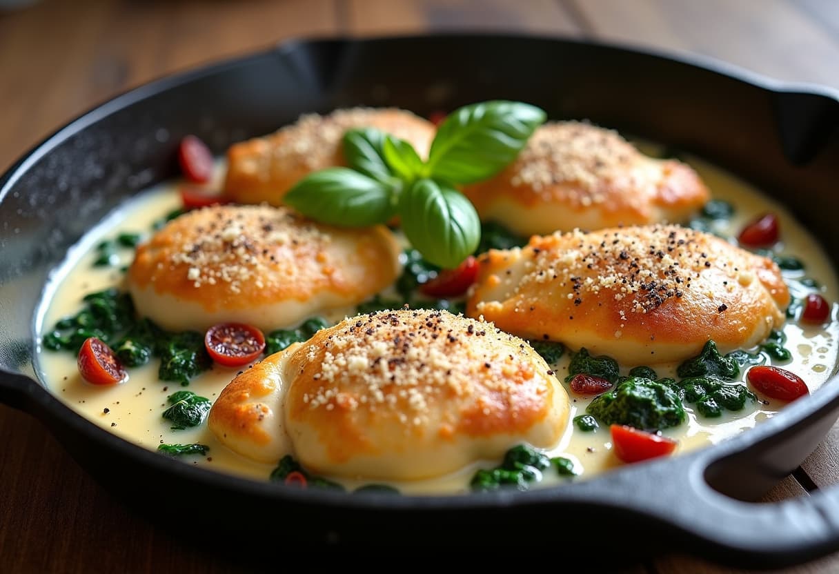 Keto Chicken Florentine