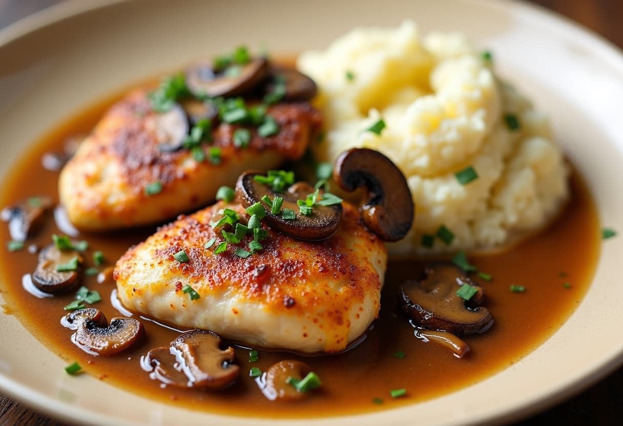 Keto Chicken Marsala