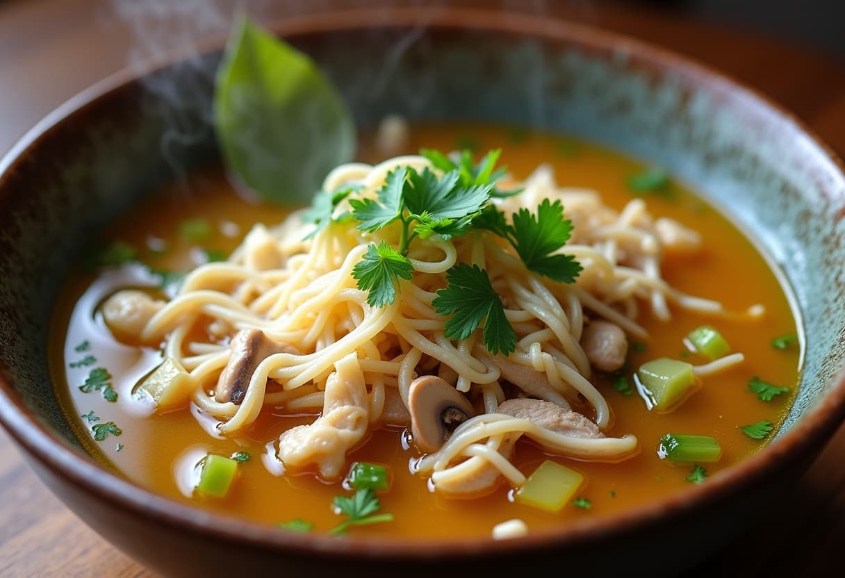 Keto Chicken Noodle Soup