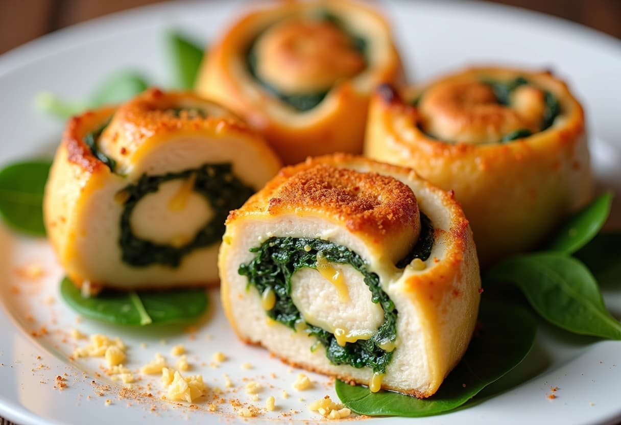 Keto Chicken Pinwheels