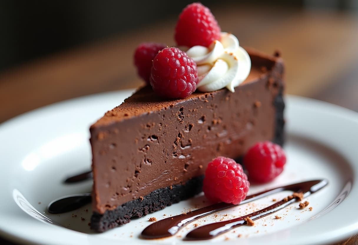 Keto Chocolate Cheesecake