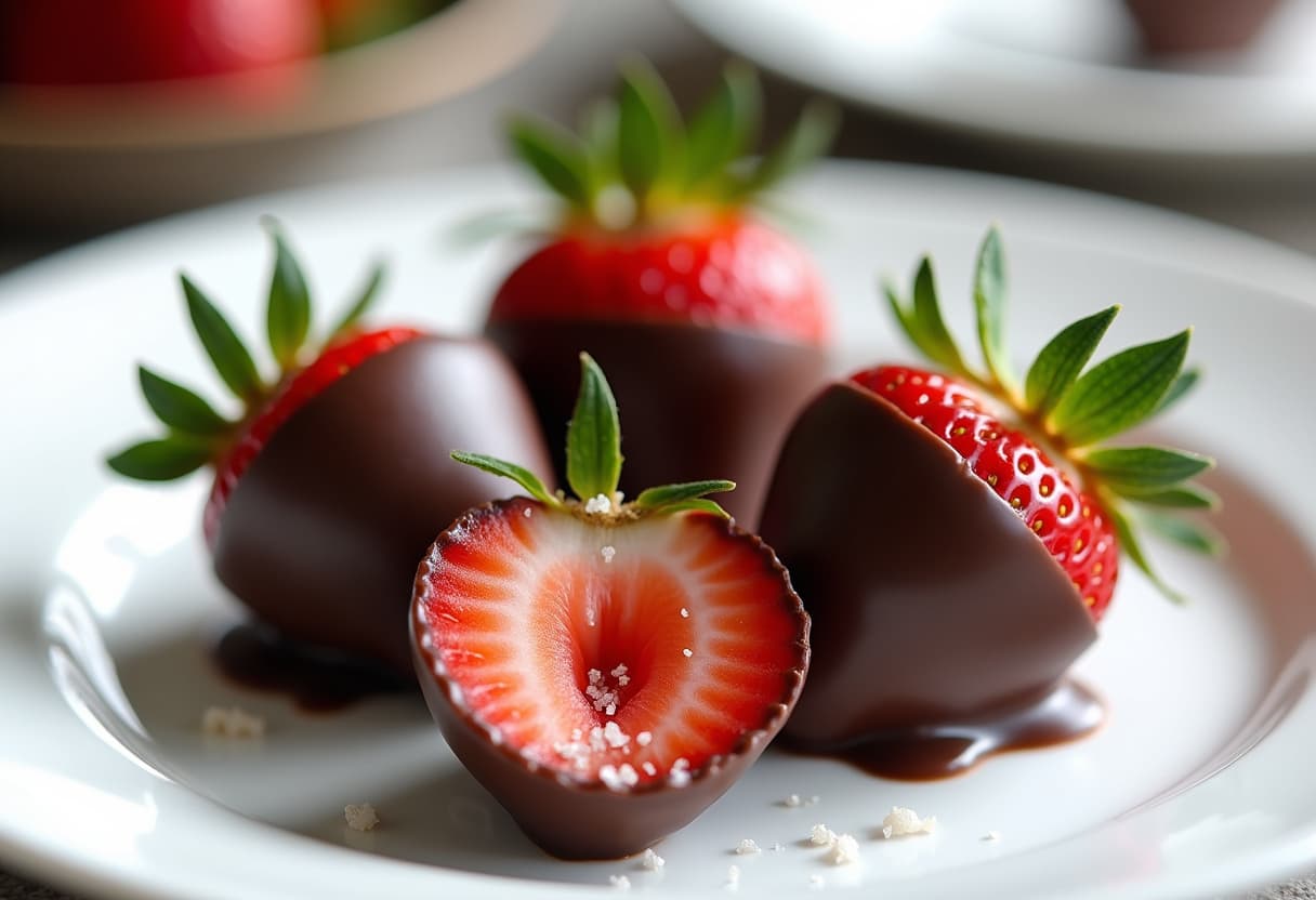 Keto Chocolate Covered Strawberries