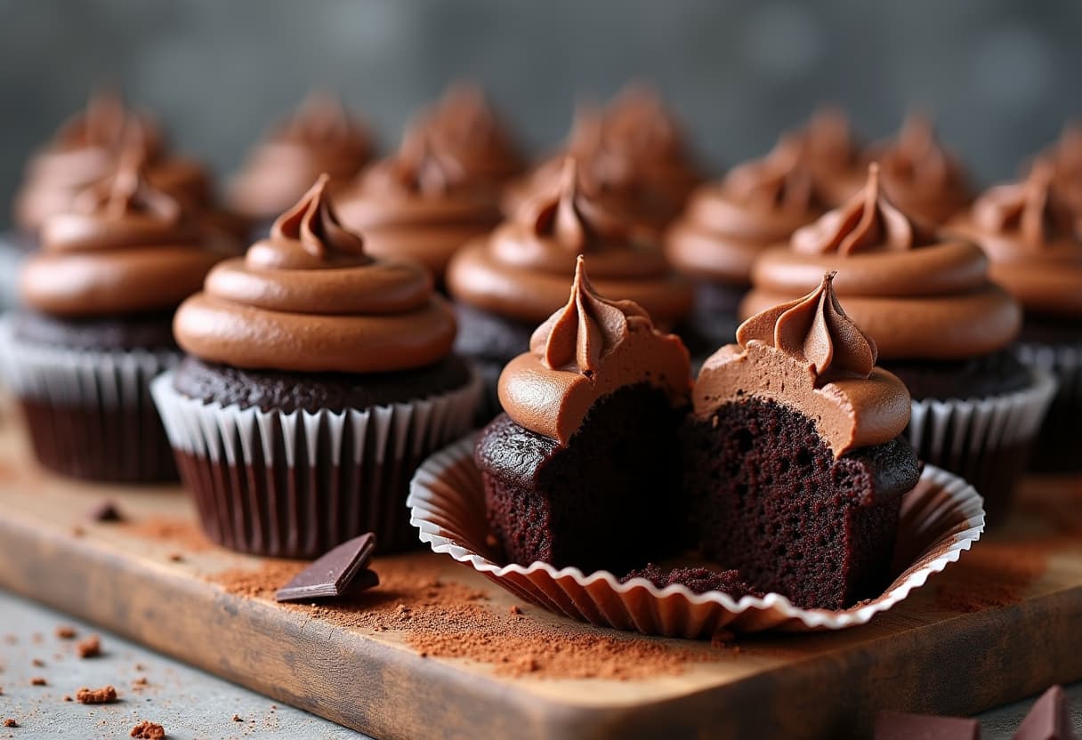Keto Chocolate Cupcakes