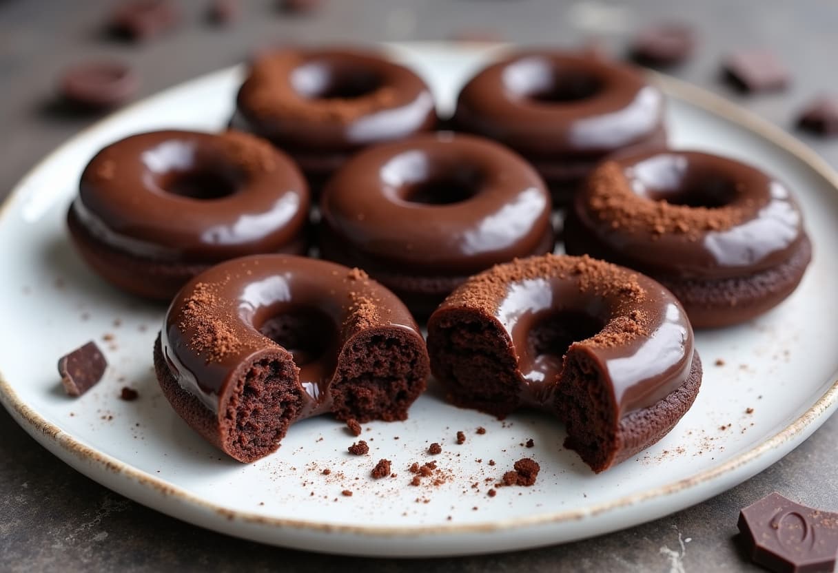 Keto Chocolate Donuts