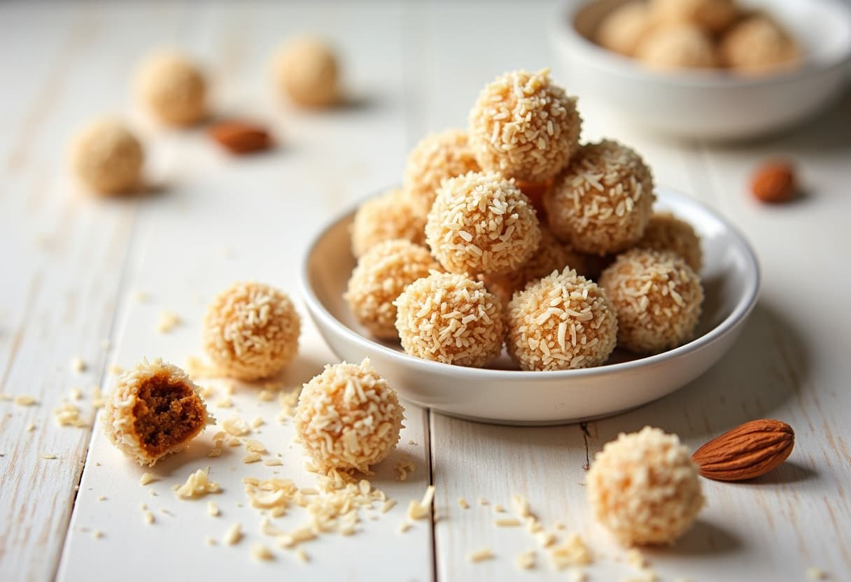 Keto Coconut Protein Balls
