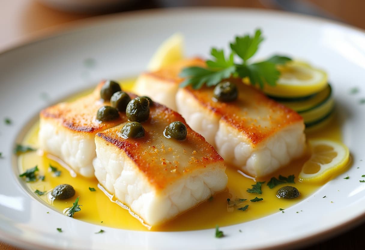Keto Cod Piccata