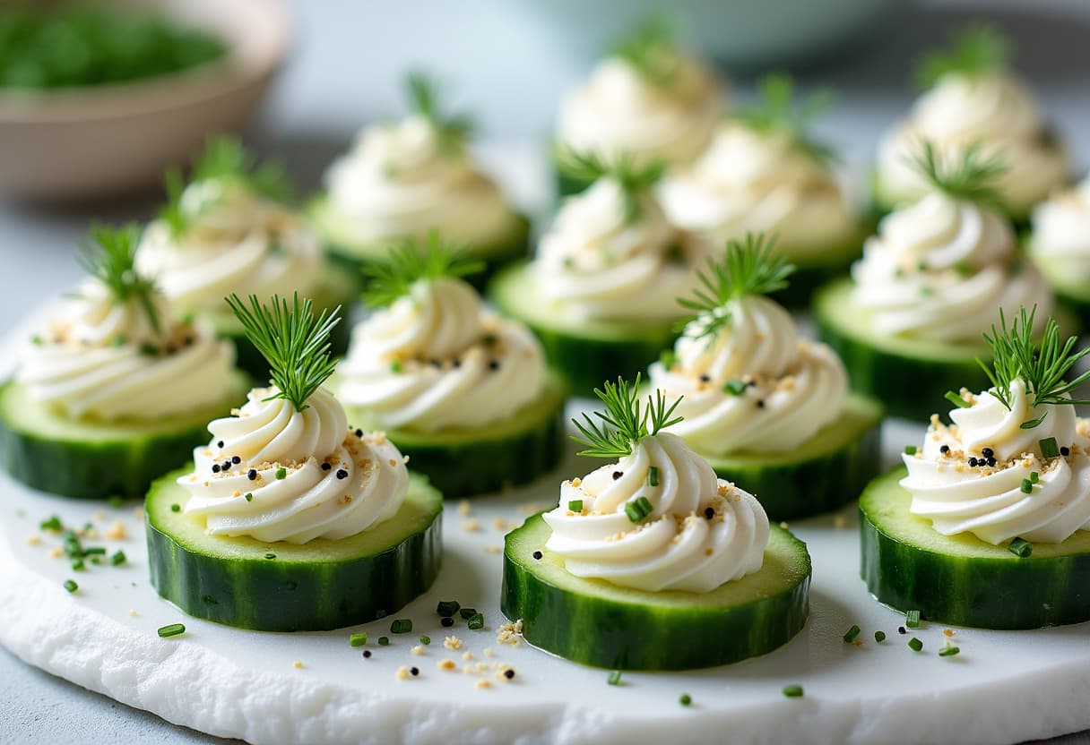 Keto Cucumber Bites