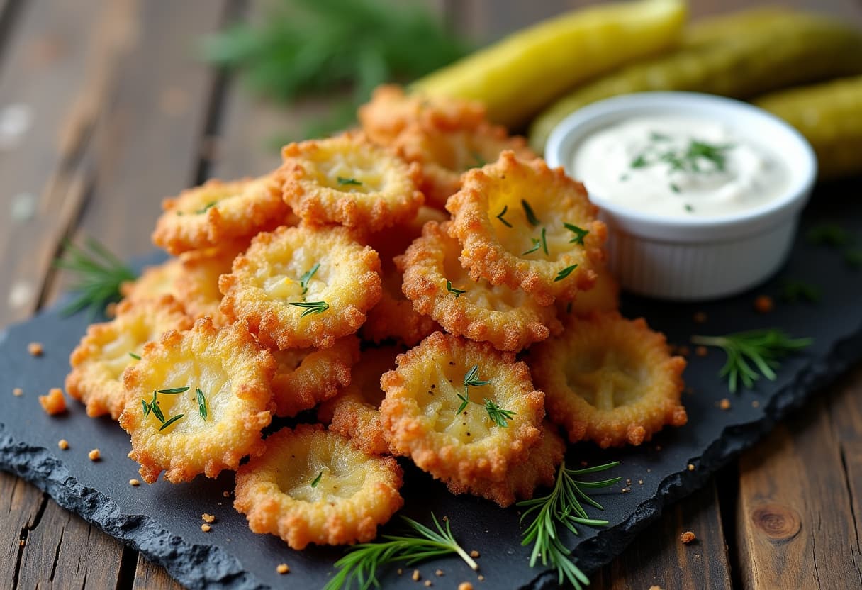 Keto Fried Pickles