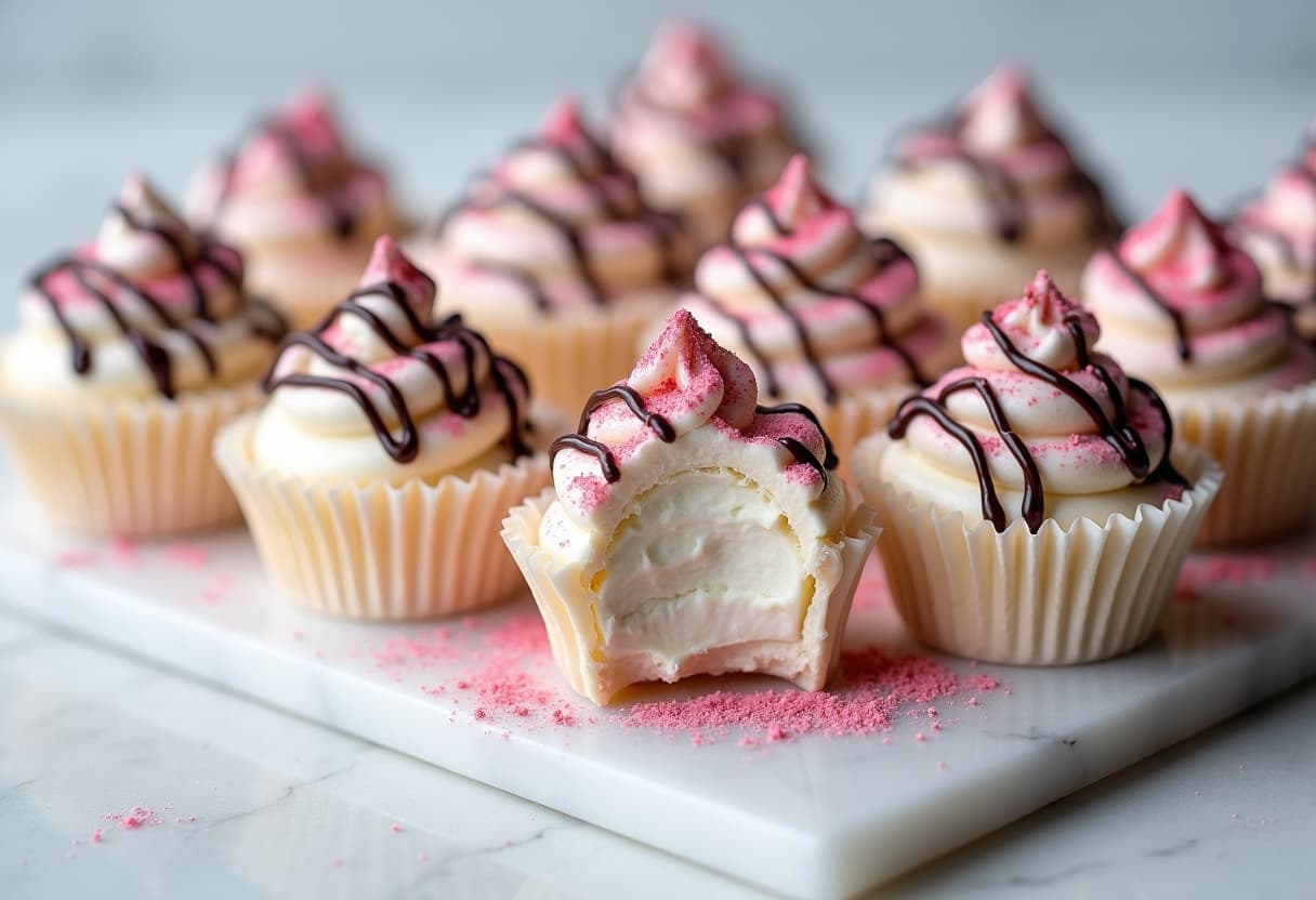Keto Frozen Frosting Bites