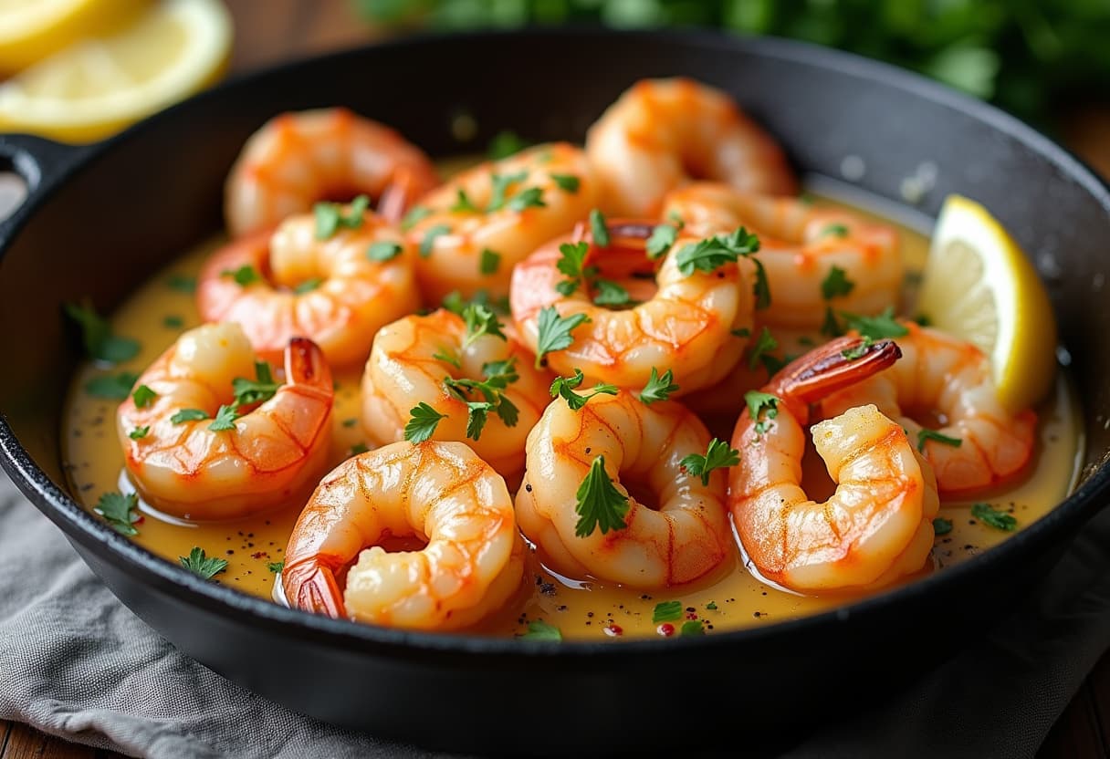 Keto Garlic Butter Shrimp