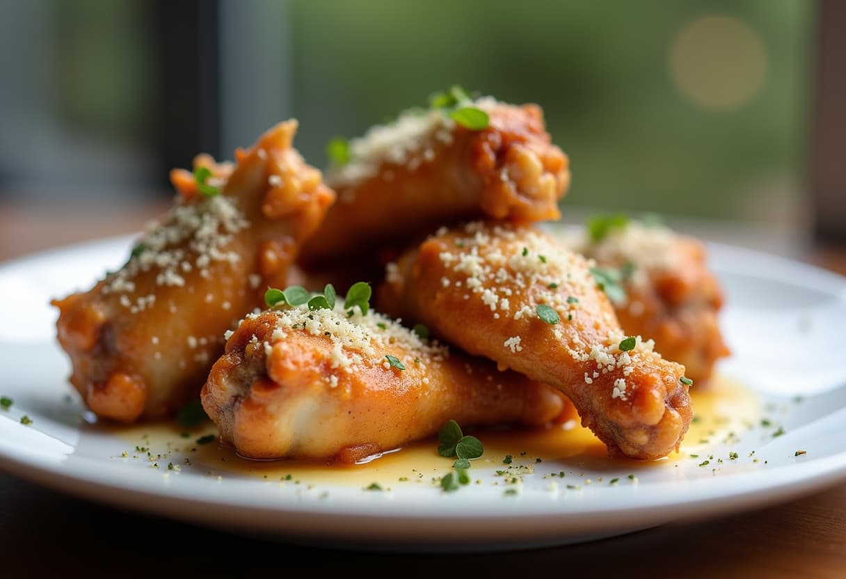 Keto Garlic Parmesan Wings